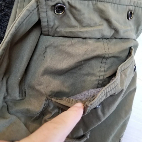 Aritzia TNA Griffith 3-in-1 Parka Olive Green Winter Jacket S - Picture 10 of 15